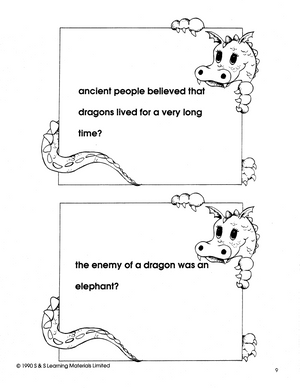 Dragon Trivia Bulletin Board Ideas