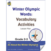 Winter Olympic Words - Vocabulary Activities Gr. 2-3
