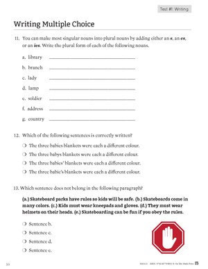 Ontario Grade 3 Language Test Prep Guide