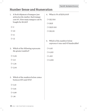 EQAO Grade 6 Math Test Prep Guide