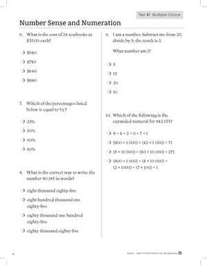 Ontario Grade 6 Math Test Prep Guide
