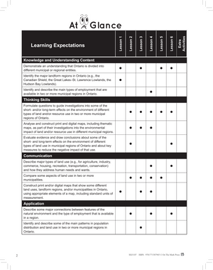 Living and Working In Ontario Grade 3 Ontario Social Studies Curriculum