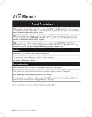 Early Societies 3000 BCE - 1500 CE Grade 4 Ontario Social Studies