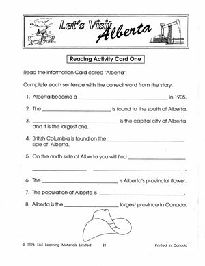 Let's Visit Alberta Grades 2-4