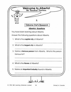 Let's Visit Alberta Grades 2-4