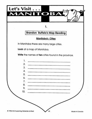Let's Visit Manitoba Grades 2-4