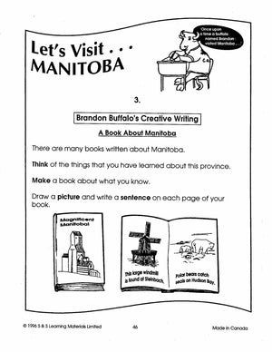 Let's Visit Manitoba Grades 2-4