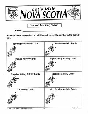 Let's Visit Nova Scotia Grades 2-4