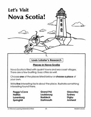 Let's Visit Nova Scotia Grades 2-4