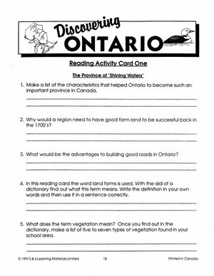 Discover Ontario Grades 5-7