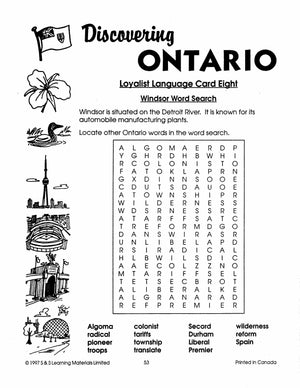 Discover Ontario Grades 5-7