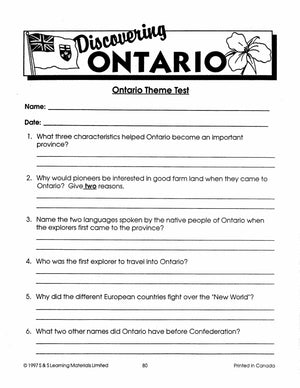 Discover Ontario Grades 5-7