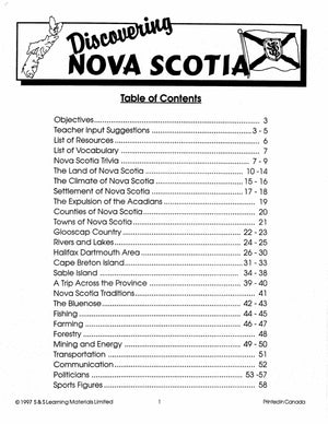 Discover Nova Scotia Grades 5-7