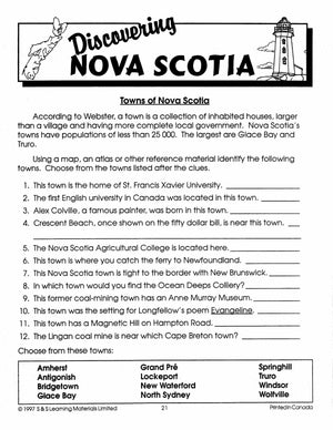 Discover Nova Scotia Grades 5-7