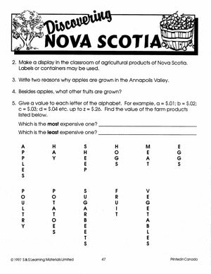 Discover Nova Scotia Grades 5-7