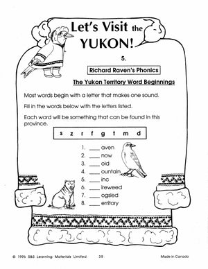 Let's Visit the Yukon Territory Grades 2-4