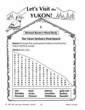 Let's Visit the Yukon Territory Grades 2-4