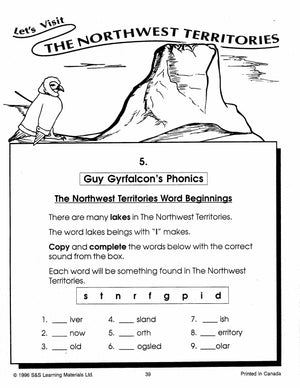 Let's Visit the North West Territories Grades 2-4