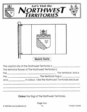 Let's Visit the North West Territories Grades 2-4