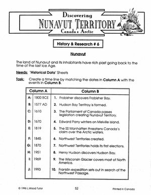 Discover Nunavut Territory Grades 5-7