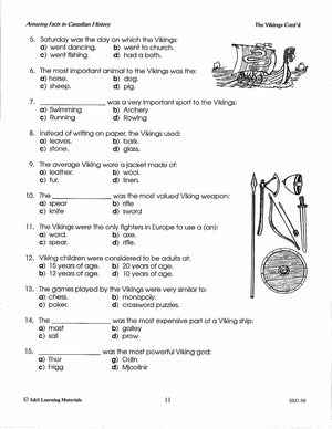 Amazing Facts in Canadian History Grades 4-6