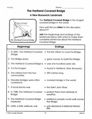 Canada's Landmarks Grades 1-3