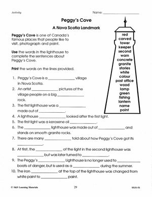 Canada's Landmarks Grades 1-3