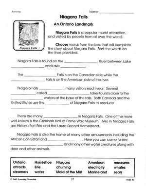 Canada's Landmarks Grades 1-3