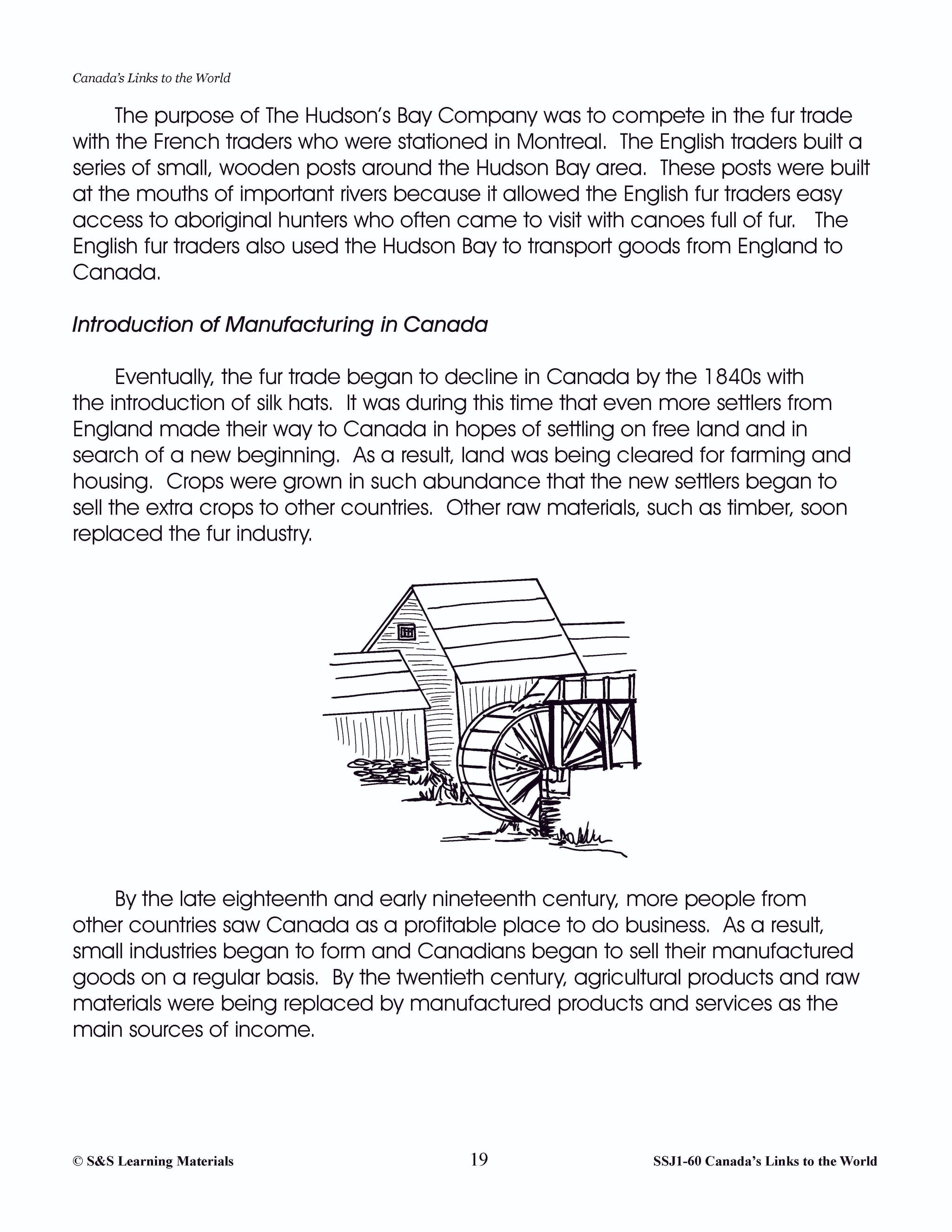 Canada's Links to the World Grades 5-8