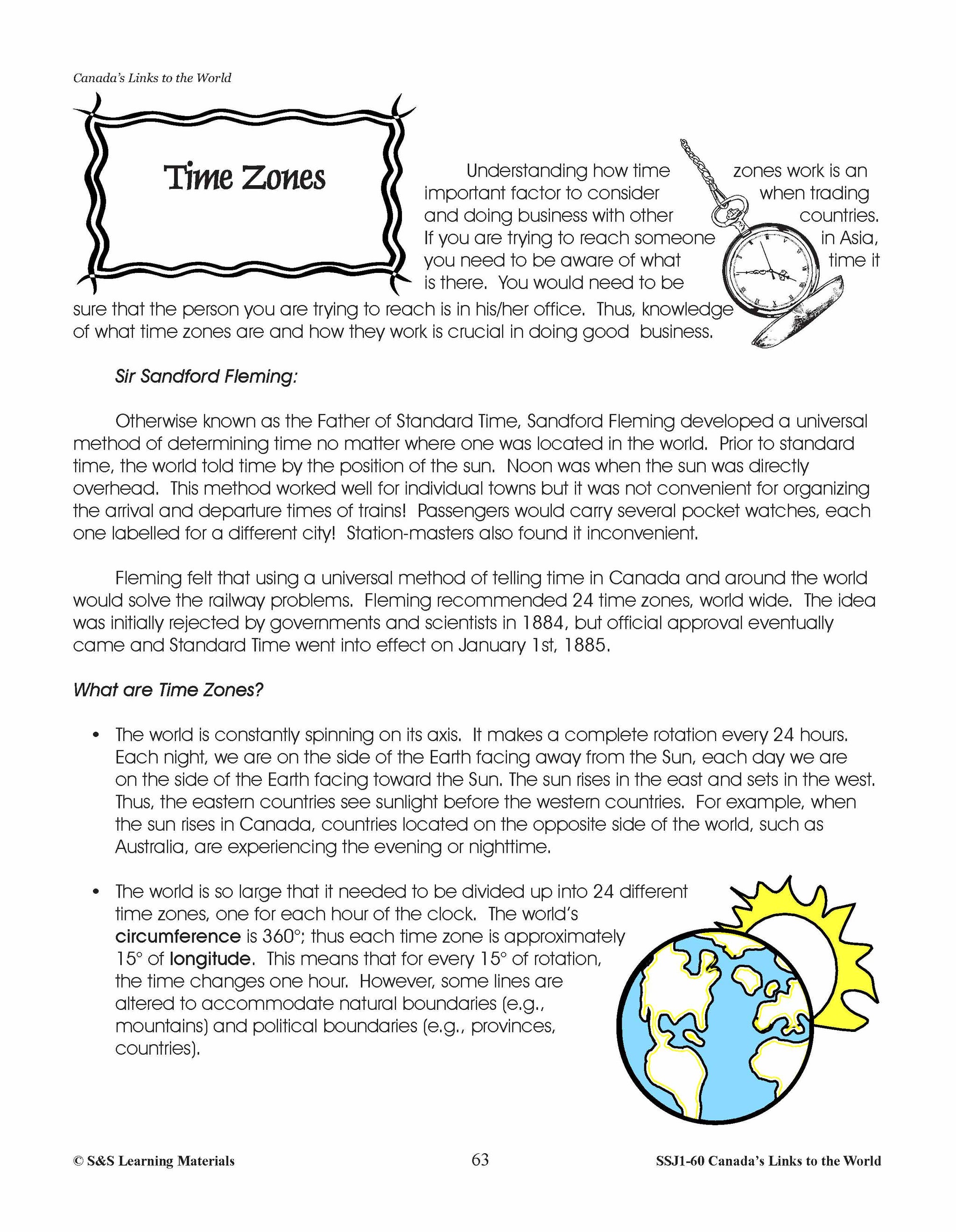 Canada's Links to the World Grades 5-8