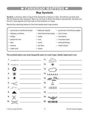 Canadian Mapping Skills: Extending Knowledge Grades 4-5