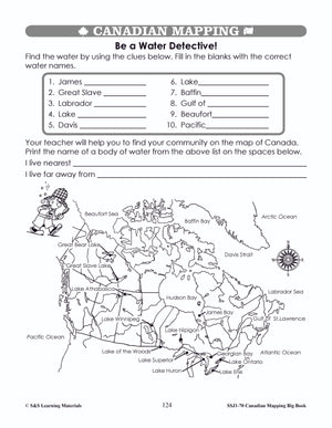 Big Book of Canadian Mapping Skills Grades 1-3