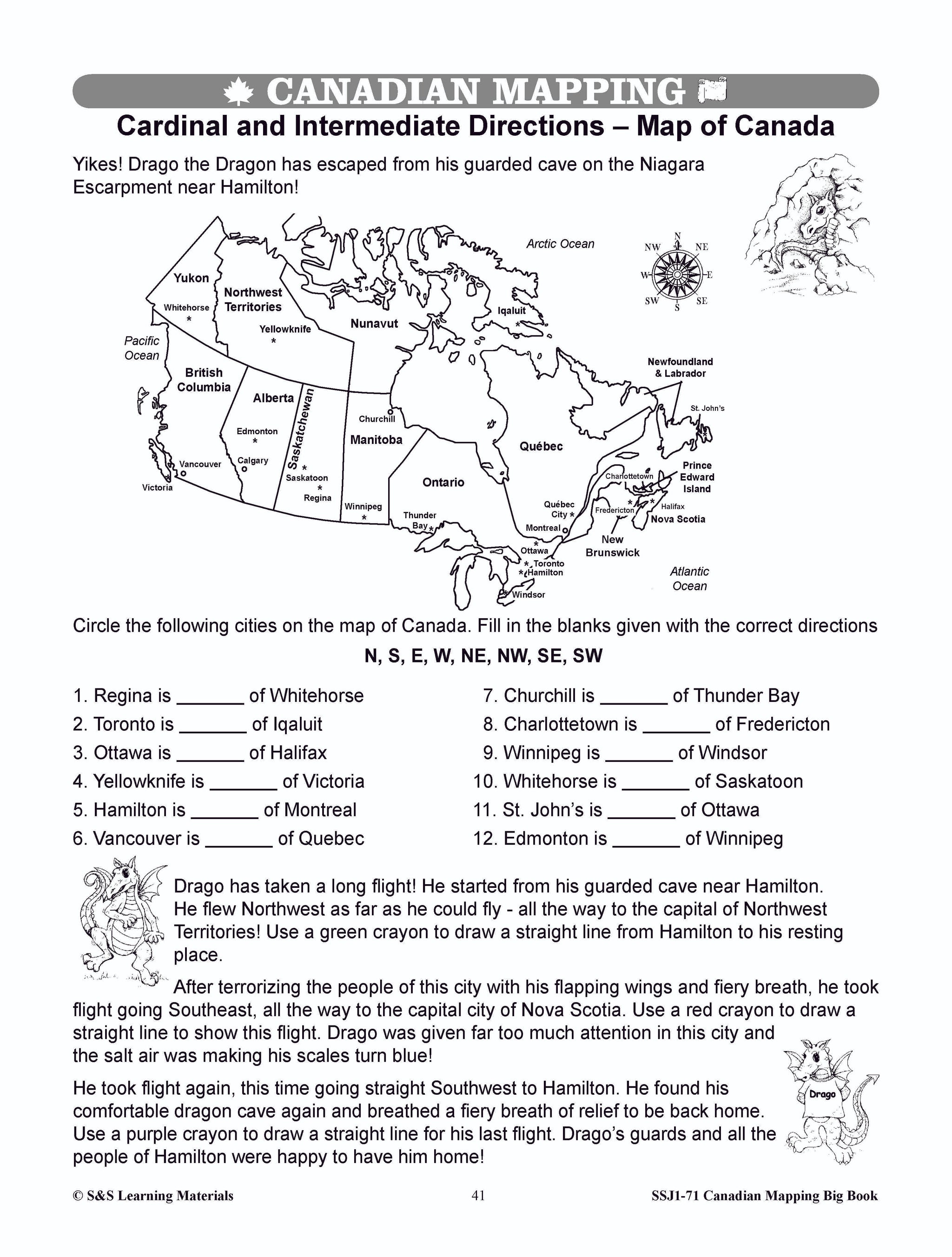 Grades　Canadian　Skills　Big　Mapping　of　Book　4-6