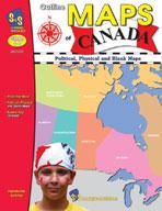 Outline Maps of Canada Grades 4-8