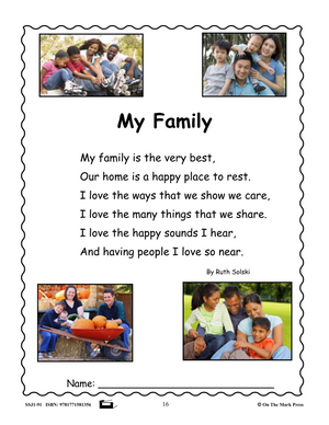 Today's Canadian Families Grades 2-3