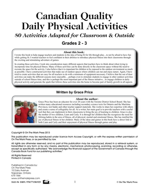 Canadian Quality Daily Physical Activities Grades 2-3