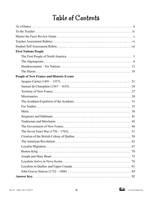 New France & British North America 1713-1800 Grade 7 High Interest/Low Vocabulary