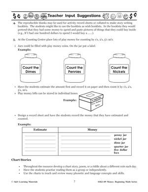 Canadian Money: Currency & Literacy Grades 1-3