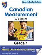 Canadian Measurement Lesson Plans & Activities Grade 1