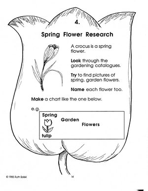Spring in the Garden: Animals, Flowers, Insects, Birds activity centers. Gr 1-2