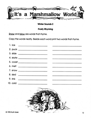 It's a Marshmallow World Grade 3