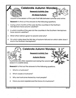 Celebrate Autumn Grades 4-6