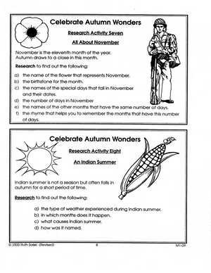 Celebrate Autumn Grades 4-6