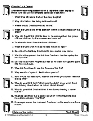 Return of the Indian: Novel Study Guide Gr. 4-6