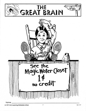 Great Brain: Novel Study Guide Gr. 4-6