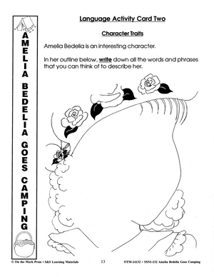 Amelia Bedelia Goes Camping: Lit Link/Novel Study Guide Gr. 1-3