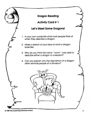 All About Dragons Gr. 3-6