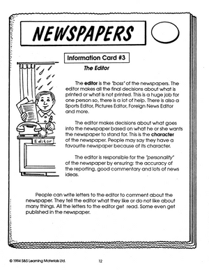 Newspapers Grades 5-8