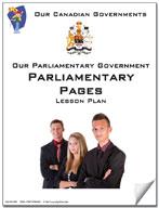 Canadian Government Lesson: Parliamentary Pages Grades 5+