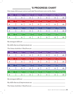 Canadian Daily Language Activities Grade 6